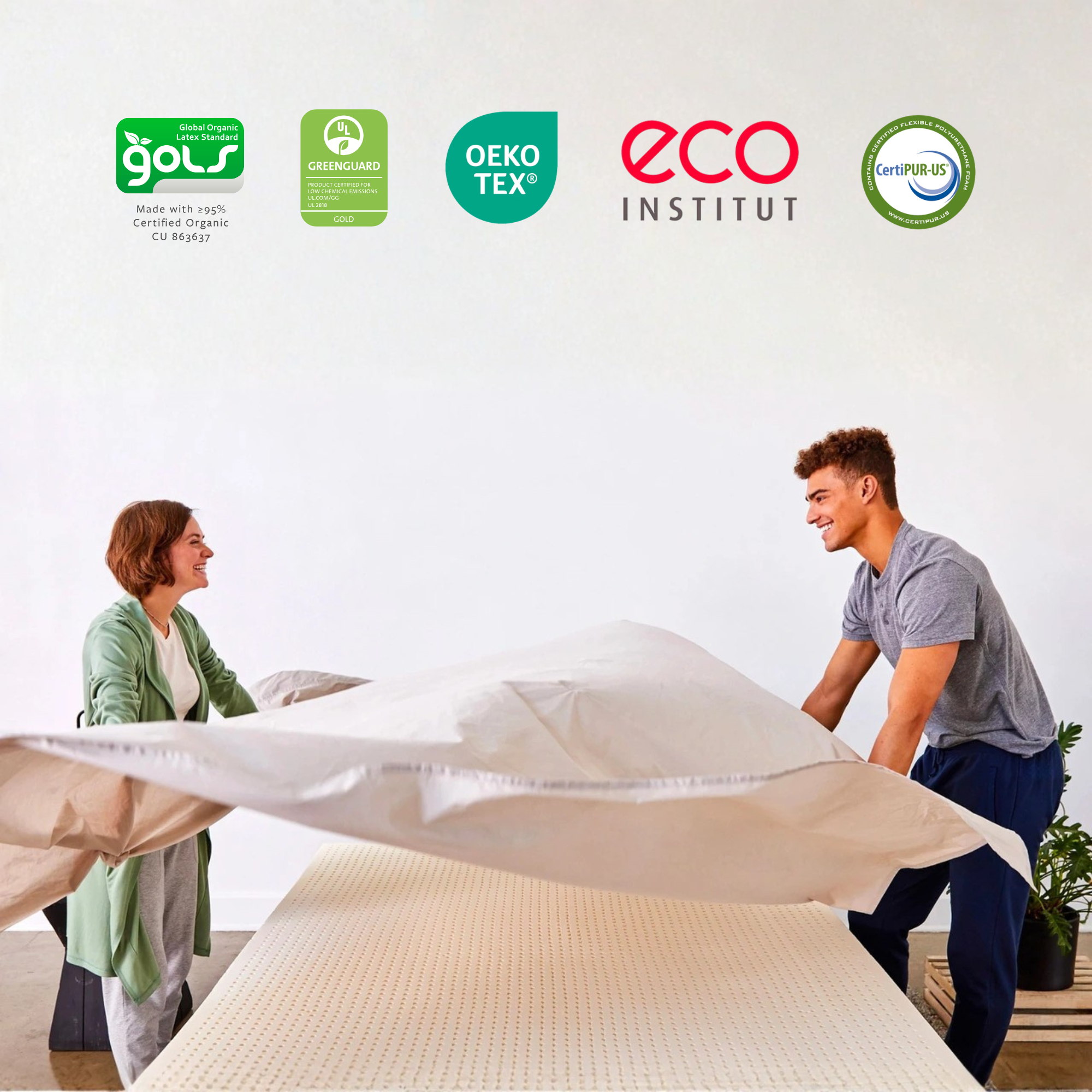 SageBeds Latex Mattress Topper - Thumbnail 4