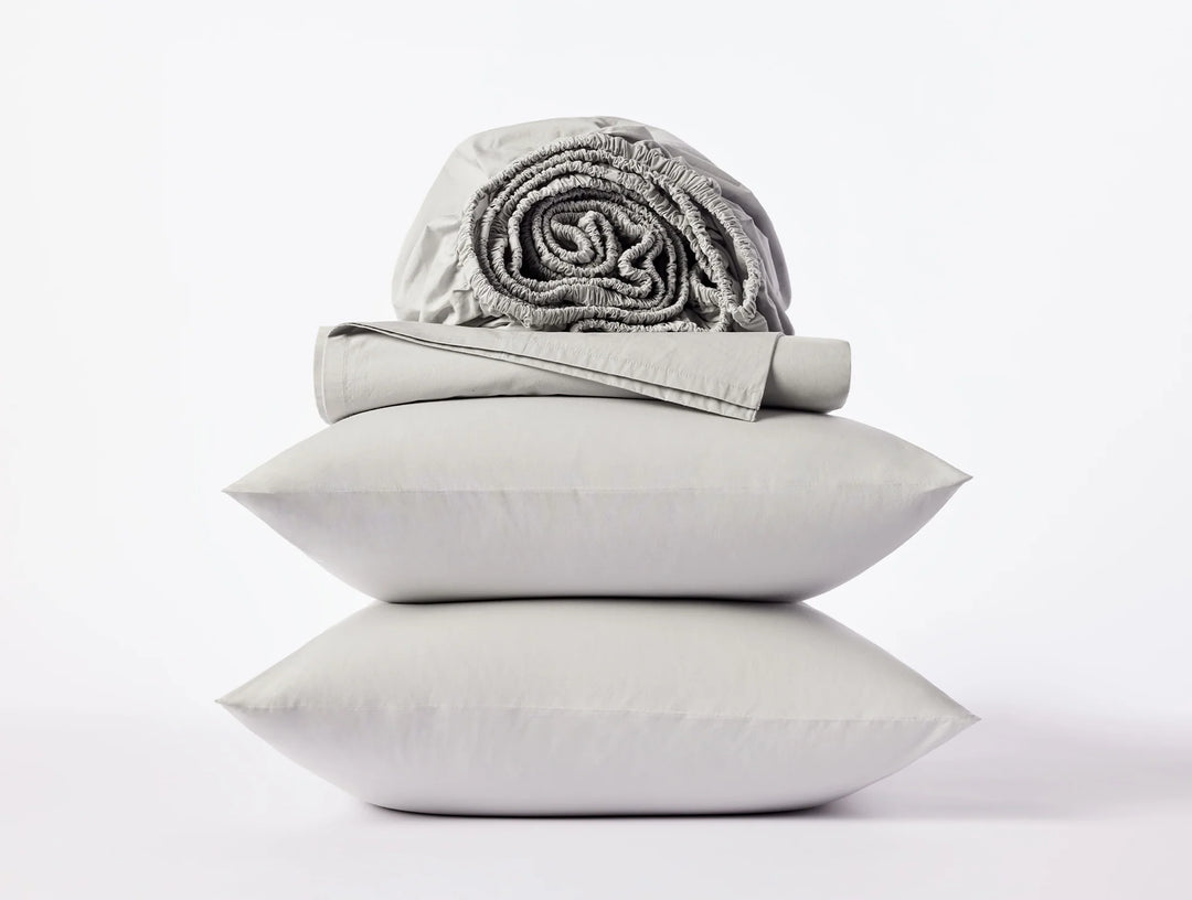 Coyuchi Refined Organic Percale Sheet Set