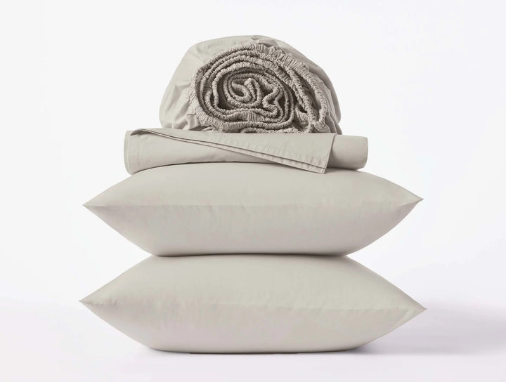 Coyuchi Refined Organic Percale Sheet Set