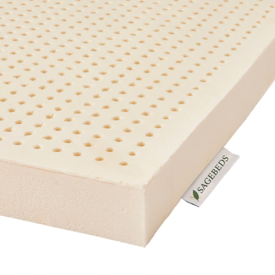 Sagebeds Pure Green® Natural Latex Mattress Topper GOLS Certified