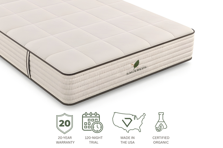 Sage Organic GOTS-Certified Luxury Sleep Mattress