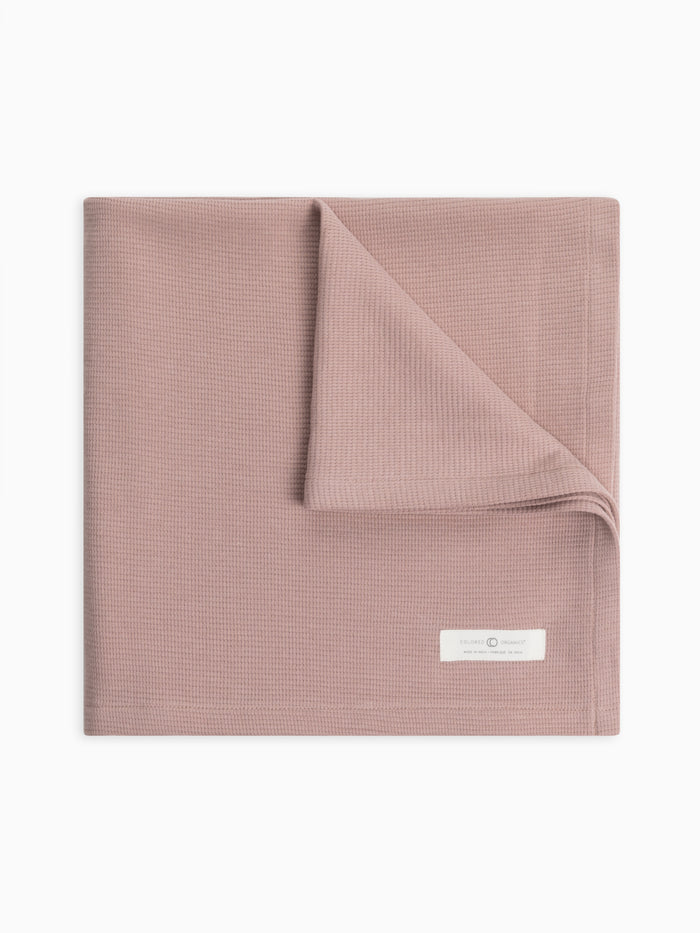 Organic Baby  Waffle Knit Baby Blanket