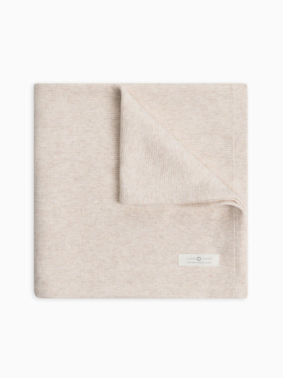 Organic Baby  Waffle Knit Baby Blanket