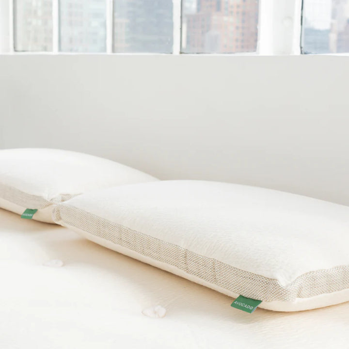 Avocado Molded Latex Pillow Gentle Support Charcoal Infused Technology