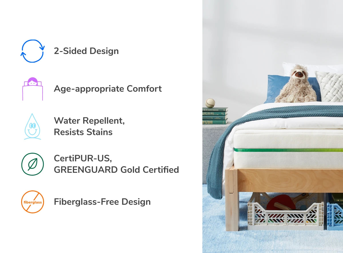 Helix Kids Flippable Design Mattress