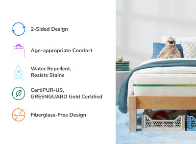 Helix Kids Flippable Design Mattress