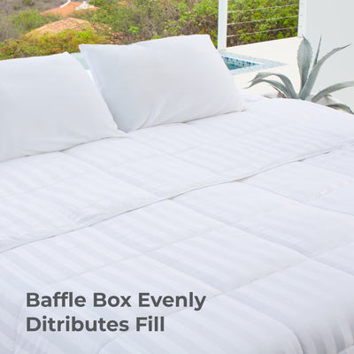 Cariloah Low-Loft Bamboo Duvet Comforter
