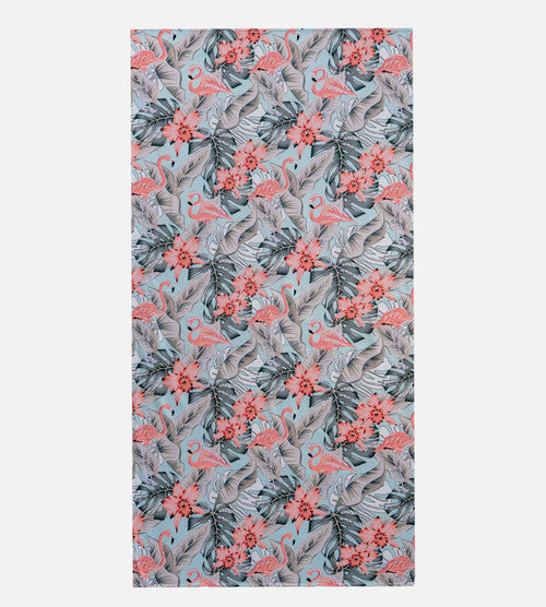 Bamboo Beach Towel - Flamingo