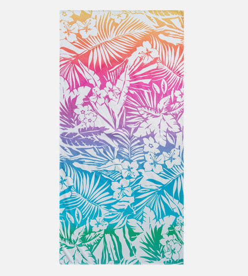 Bamboo Beach Towel - Ombre Floral