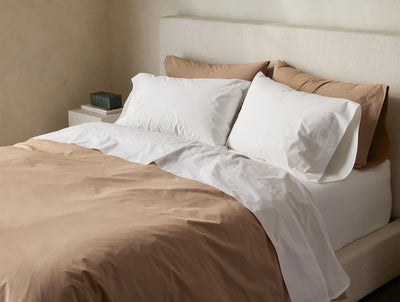 Coyuchi Refined Organic Percale Sheet Set