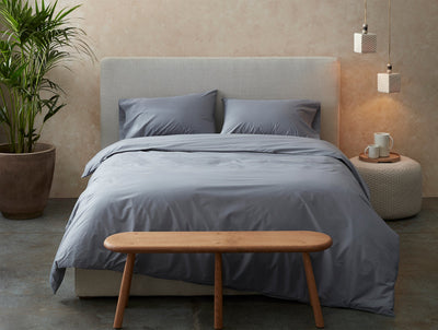 300 Thread Count Organic Percale Duvet Cover
