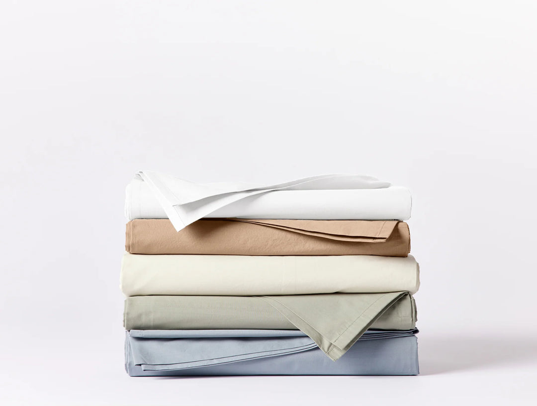 Coyuchi Refined Organic Percale Sheet Set