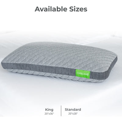 Cariloha Retreat Pillow Memory Foam Comfort