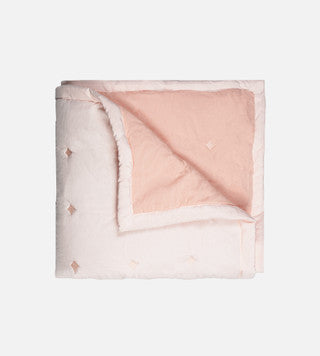 Bamboo Percale Quilt - Vintage Blush