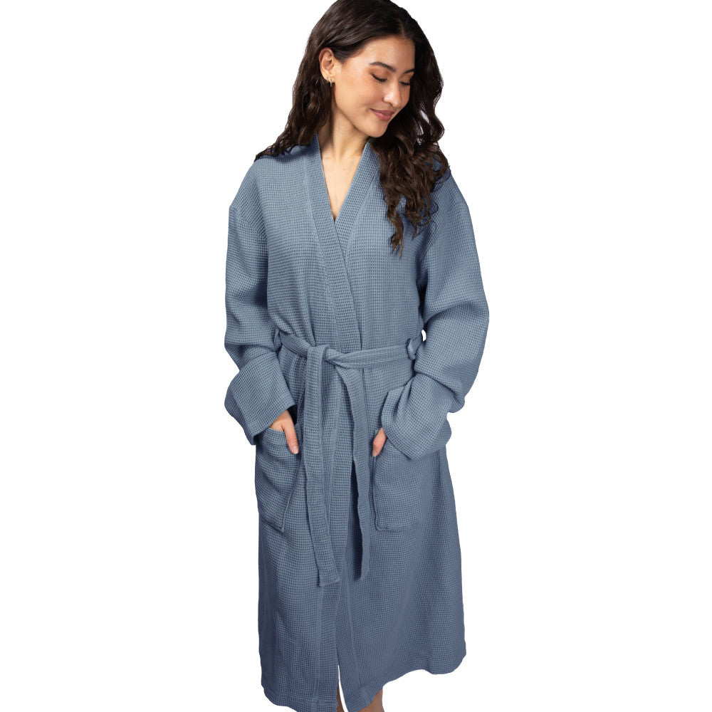 Cariloha Bamboo Waffle Knit Robe Unisex