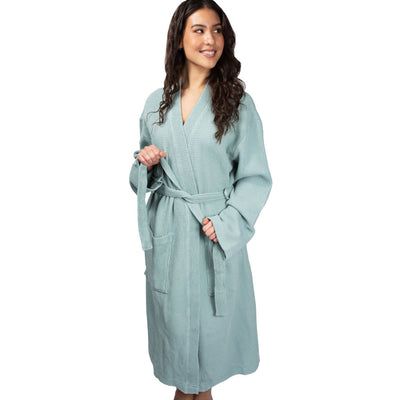Cariloha Bamboo Waffle Knit Robe Unisex