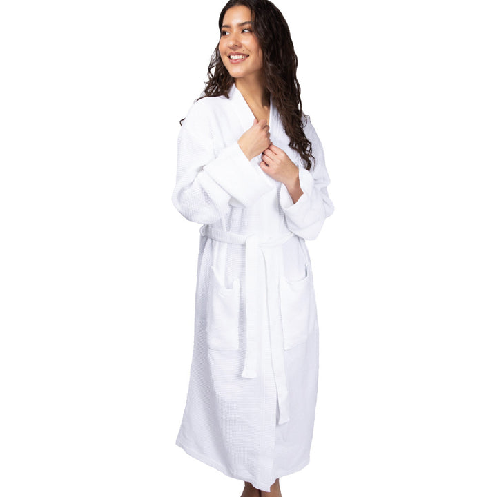 Cariloha Bamboo Waffle Knit Robe Unisex