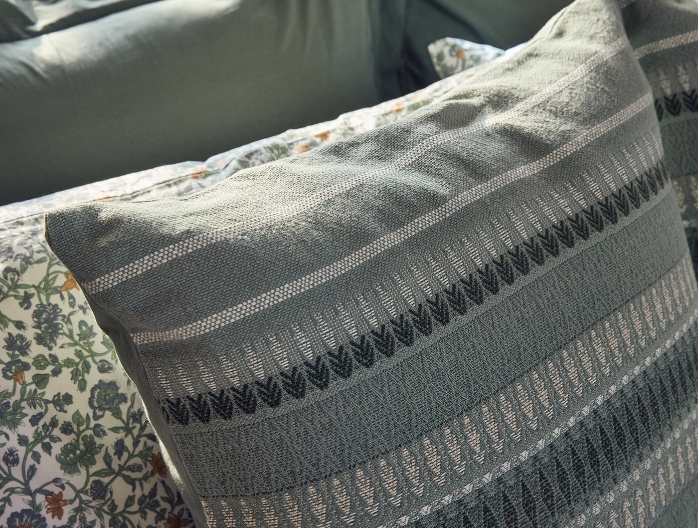 Coyuchi Lost Coast Decorative Organic Pillow Cover