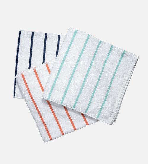 Cariloha Striped Beach Towels Sustainable Bamboo