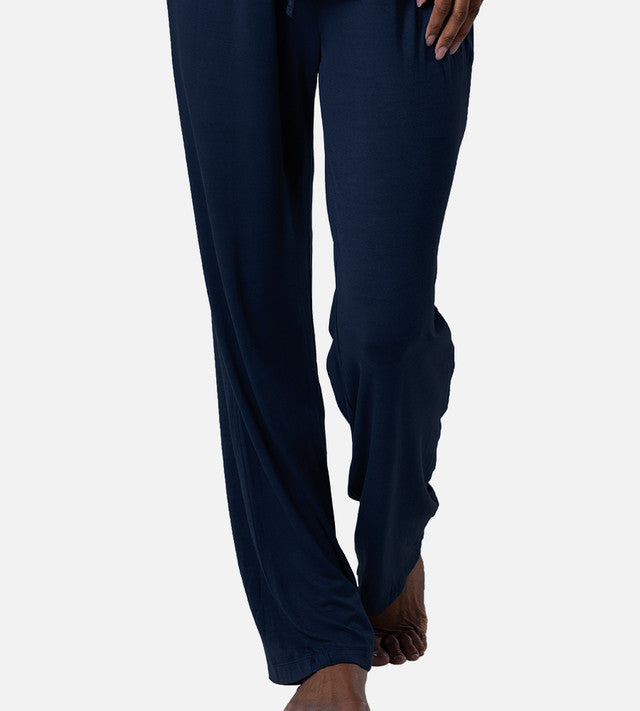 Cariloha Women Sleepwear Set Long Sleeves & Pants Nightfall Navy