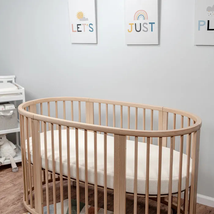 Naturepedic Organic Breathable Oval Crib Mattress