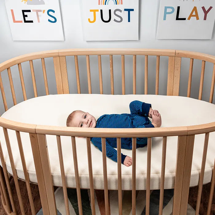 Naturepedic Organic Breathable Oval Crib Mattress