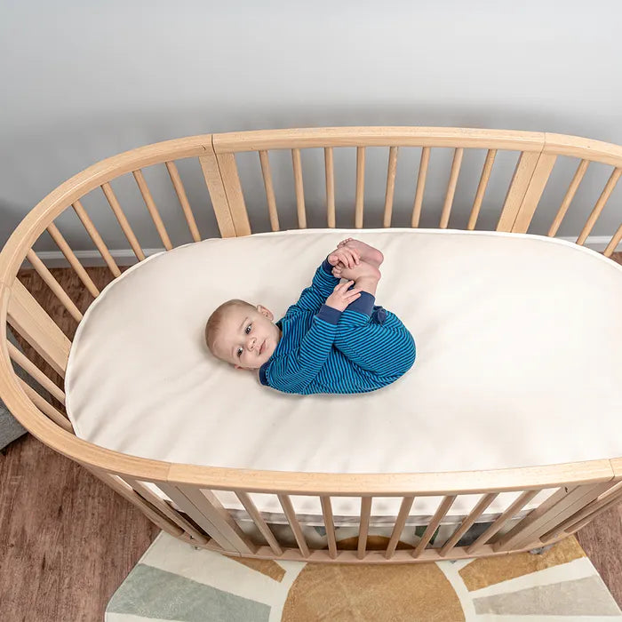 Naturepedic Organic Breathable Oval Crib Mattress